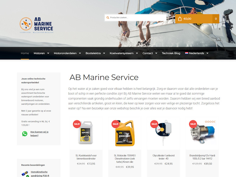 Homepage AB Marine Service