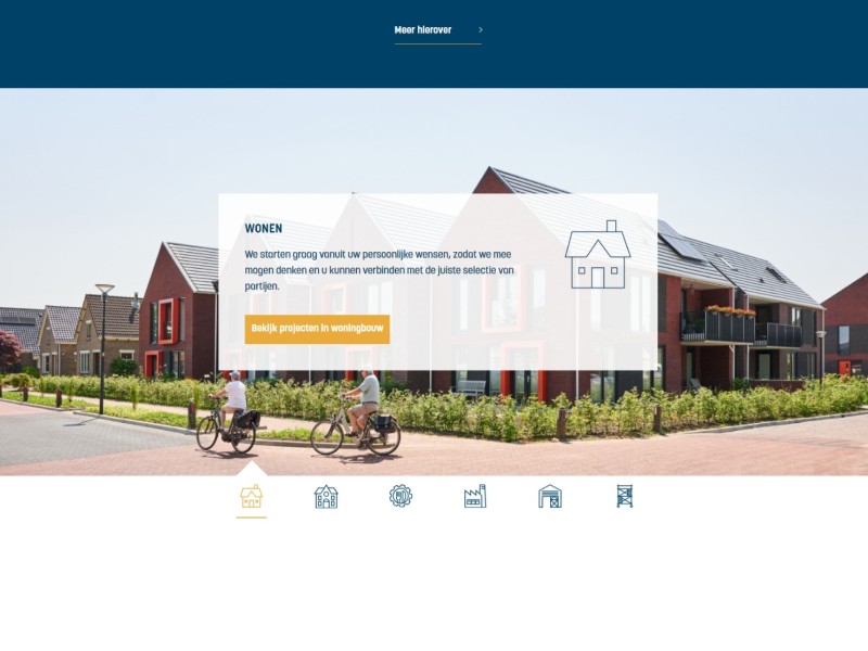 Homepage Bouwgroep DE Jong